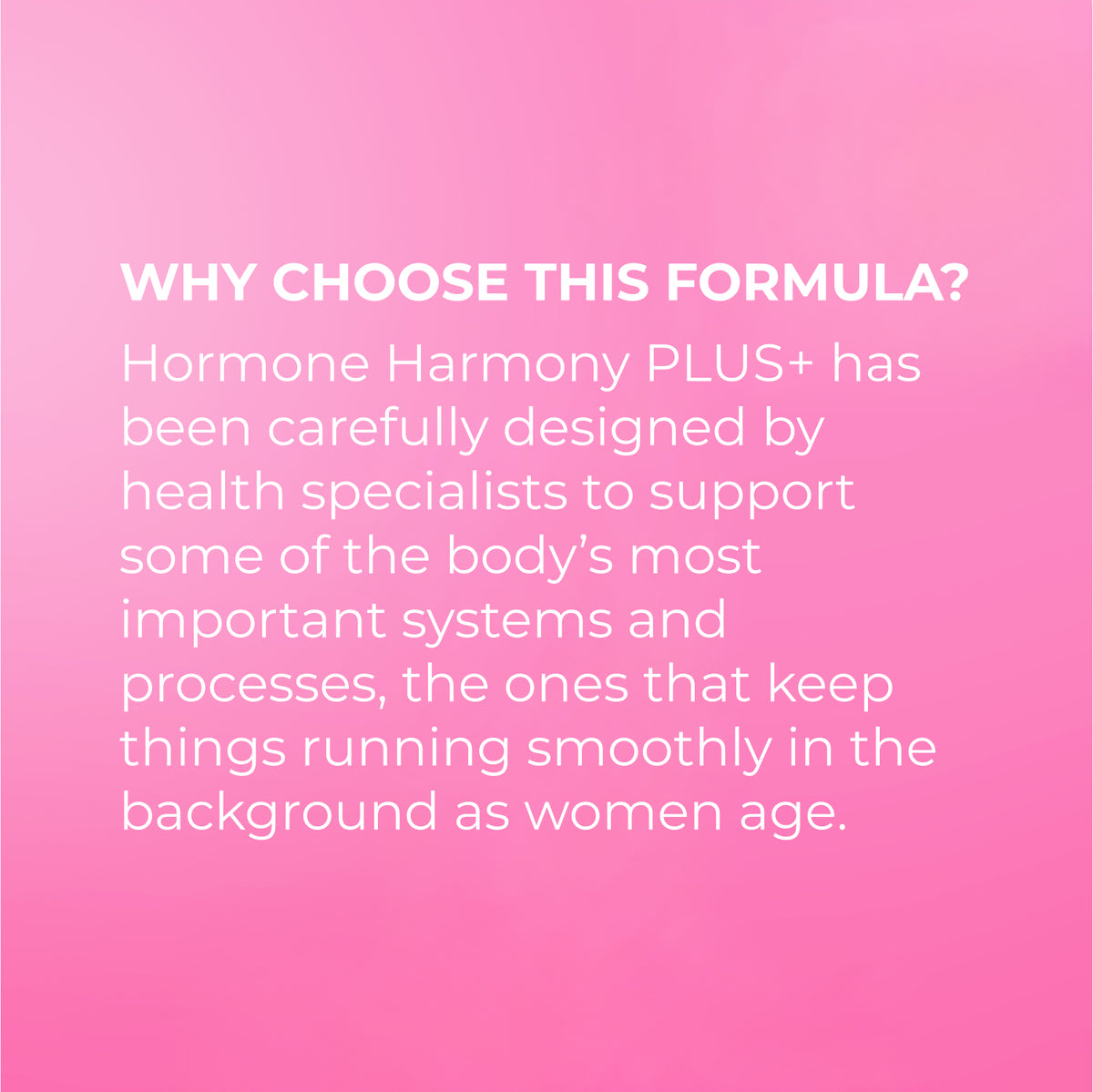 New Hormone Harmony PLUS+